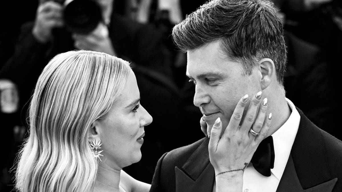 Scarlett Johansson and Colin Jost