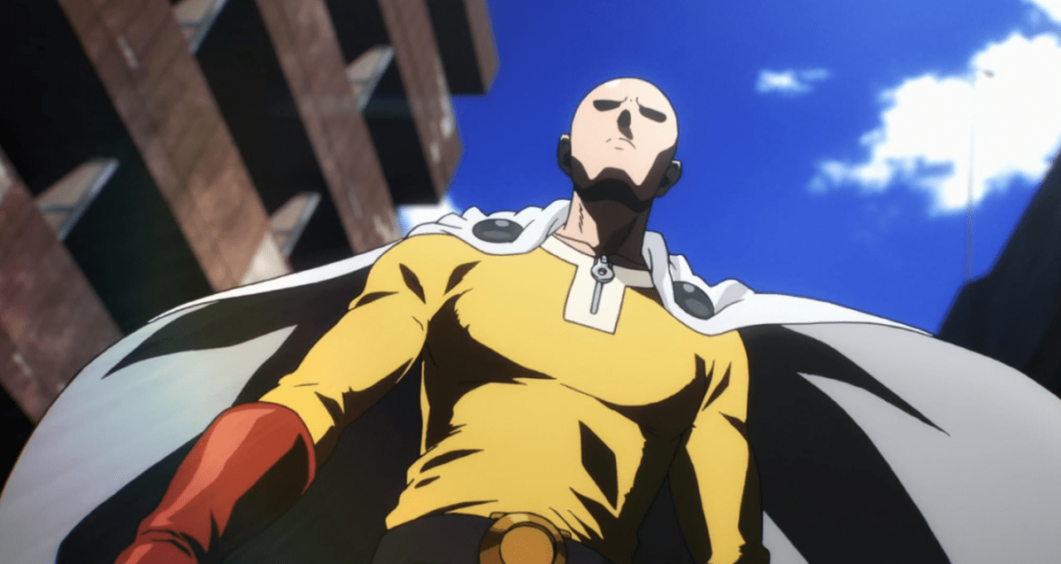 The mighty Saitama, from One Punch Man.