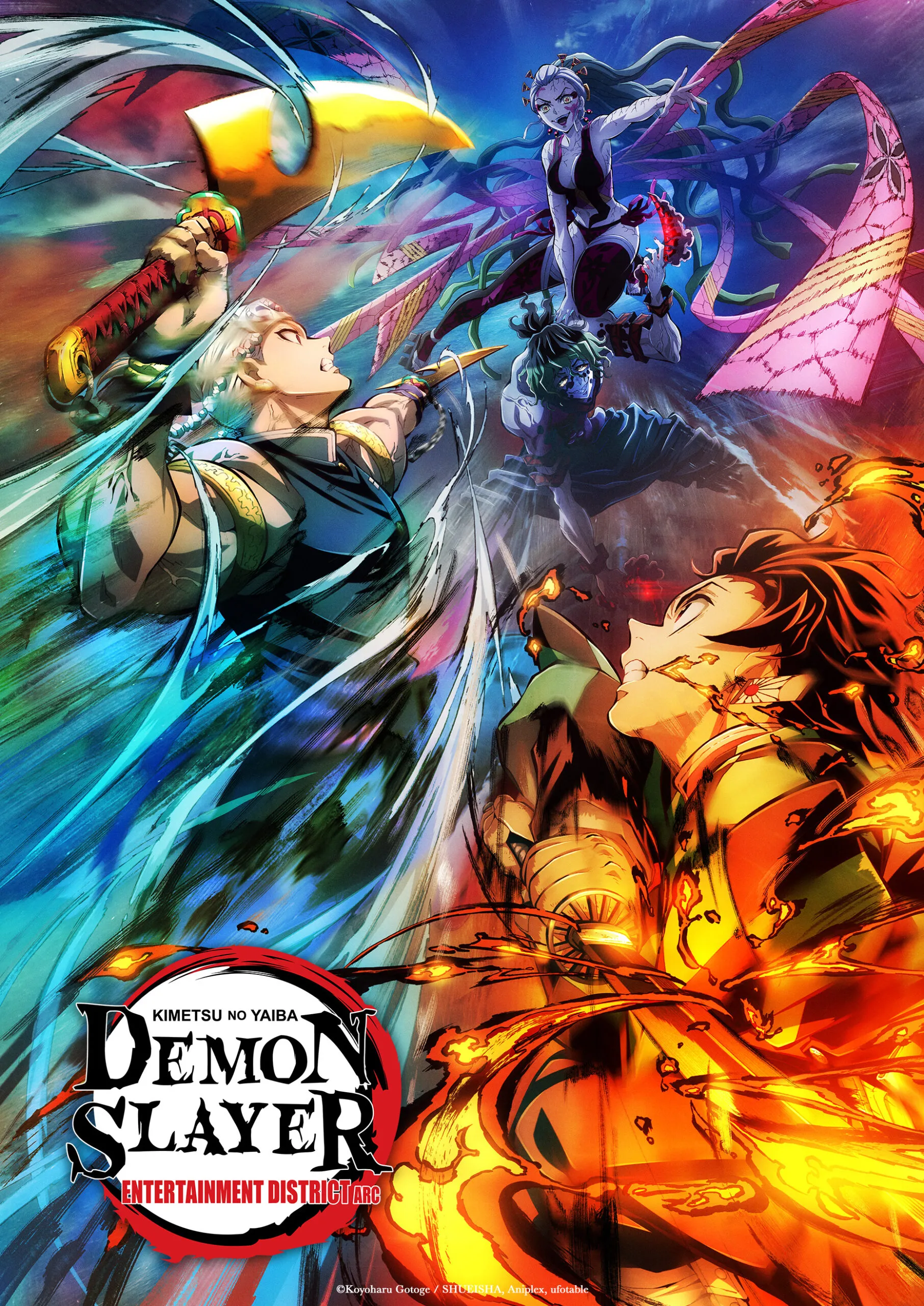 Demon Slayer: Segunda Temporada - novo poster destaca clímax do