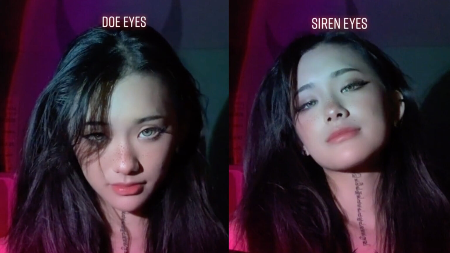 What is the 'Doe Eyes Vs Siren Eyes' trend on TikTok? - Interreviewed