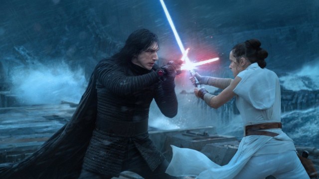 Kylo Ren fights Rey
