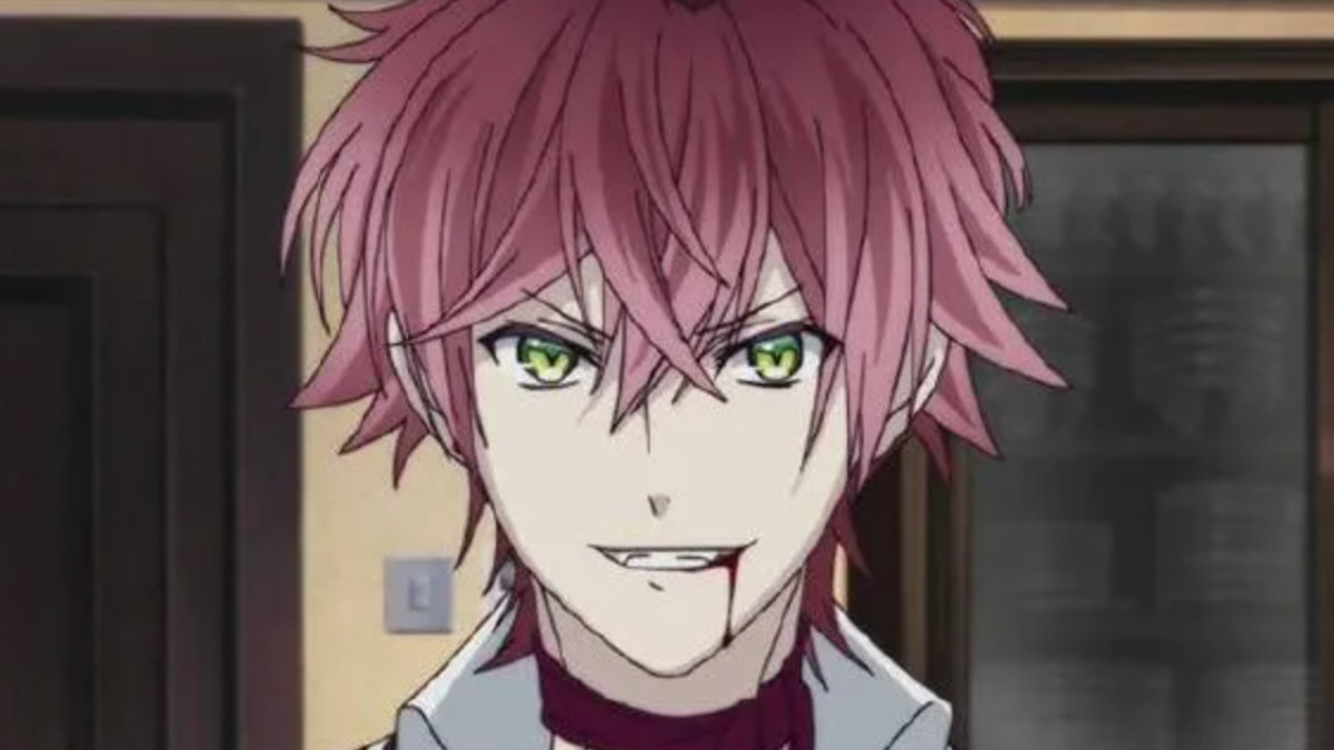 Ayato with a bloody face