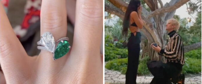 Machine Gun Kelly designed Megan Fox’s engagement ring with thorns so it hurts to remove