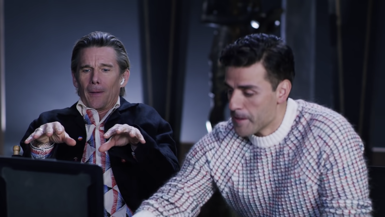 Watch Oscar Isaac and Ethan Hawke React to the Moon Knight Trailer