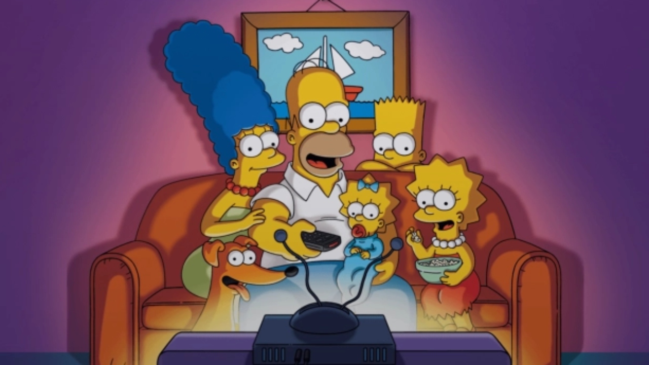 imagem principal dos simpsons