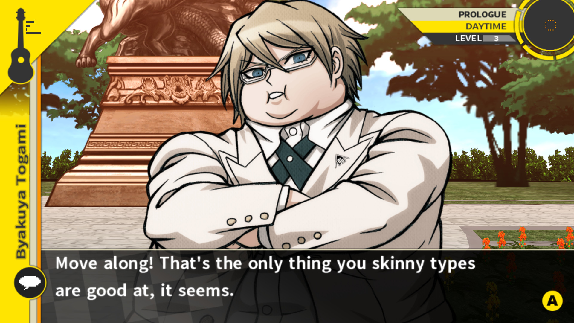 Why is byakuya togami fat in danganronpa 2