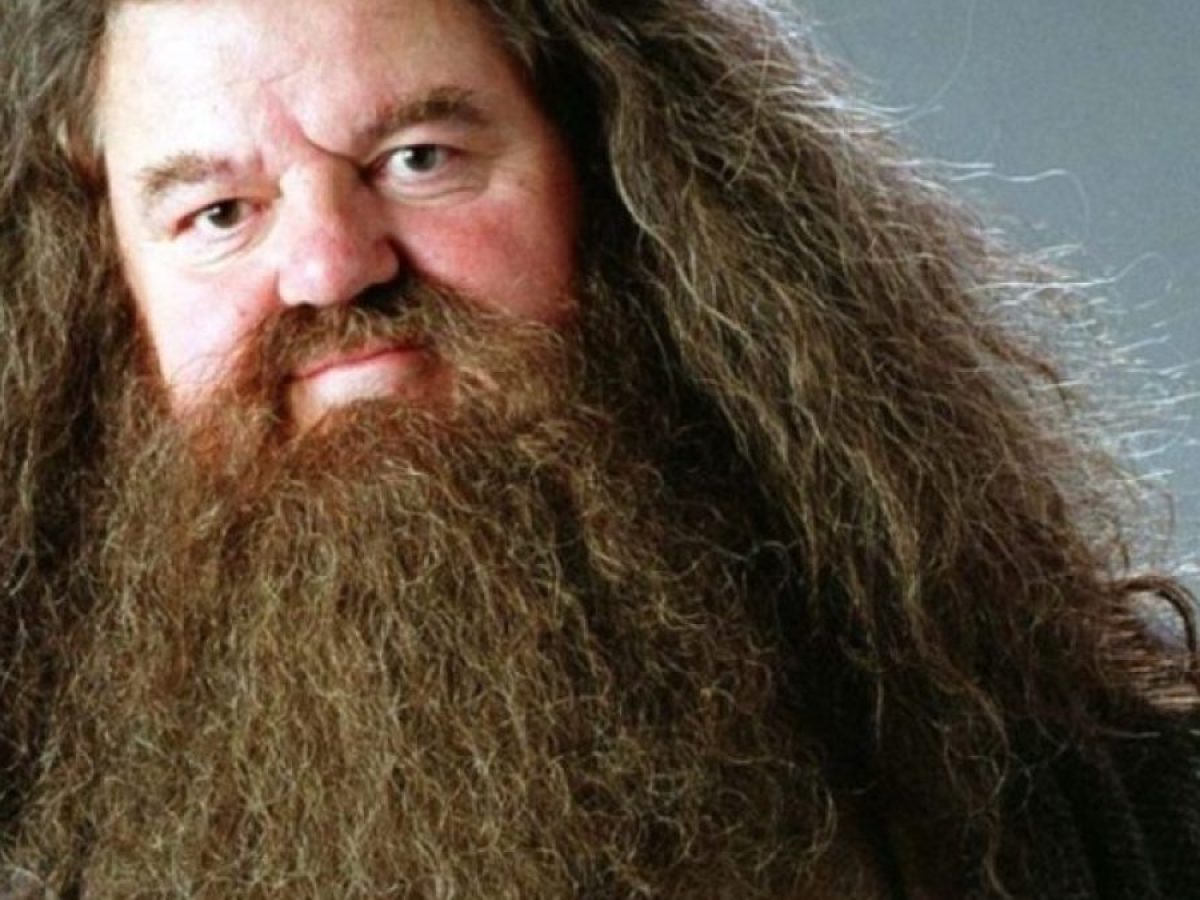 Robbie Coltrane as Hagrid in the Harry Potter films 1