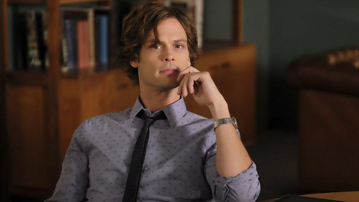 Spencer Reid in an early episode of Criminal Minds.