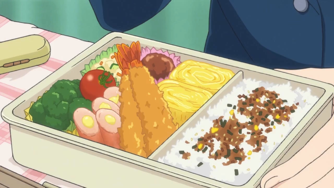 Oishii~desu ‣ Anime Food — Fish Dinner -New Game!! ep6