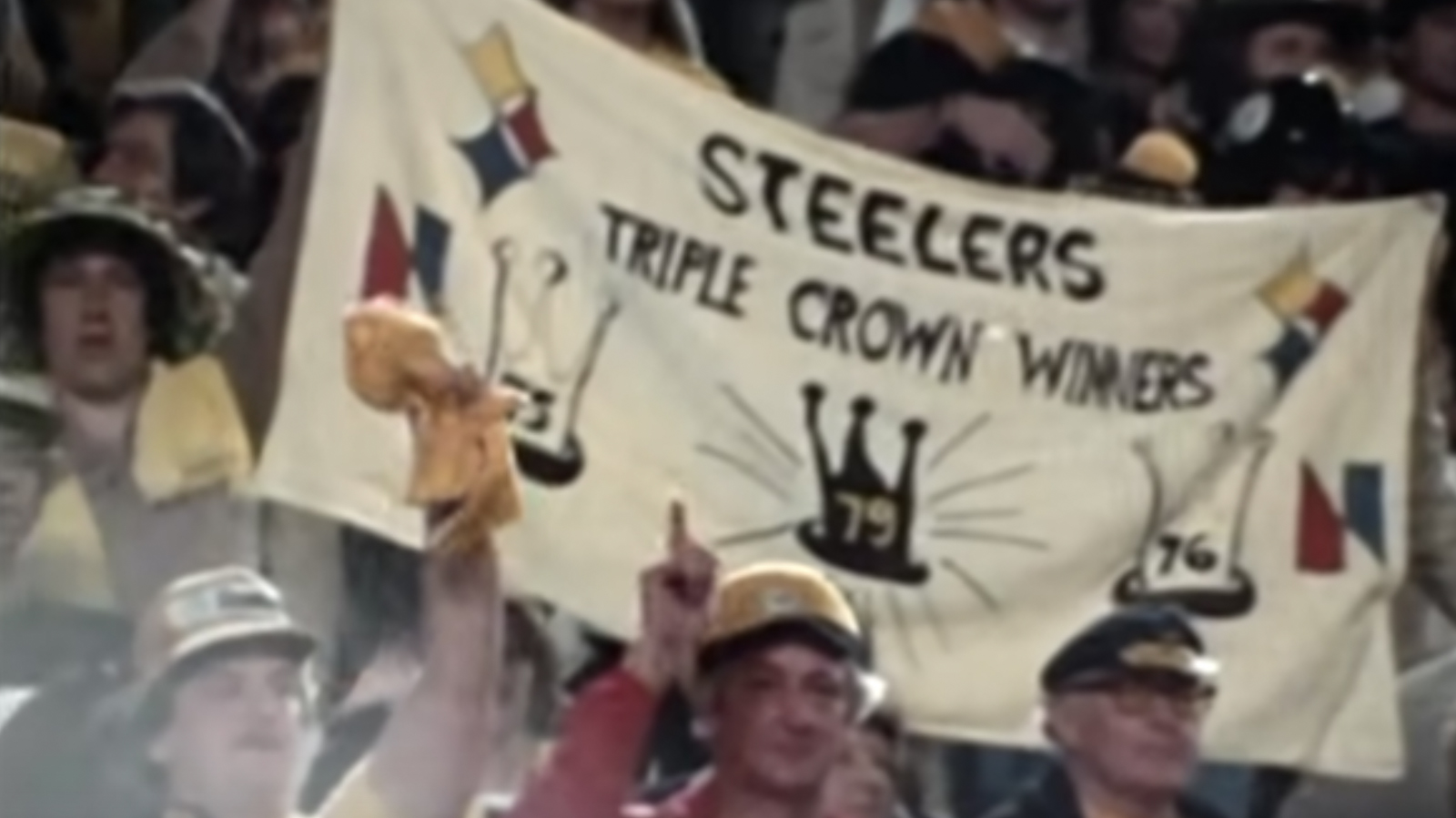 Steelers fans following Super Bowl XIII win