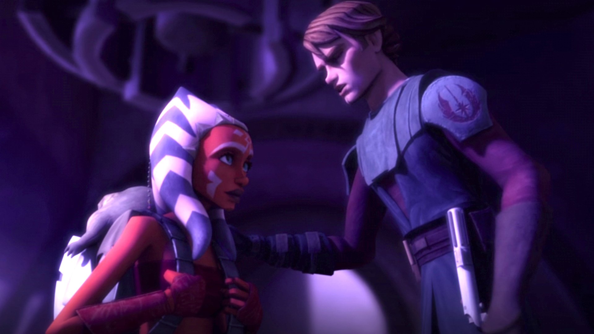 <b>Ahsoka</b> and <b>Anakin</b>. 