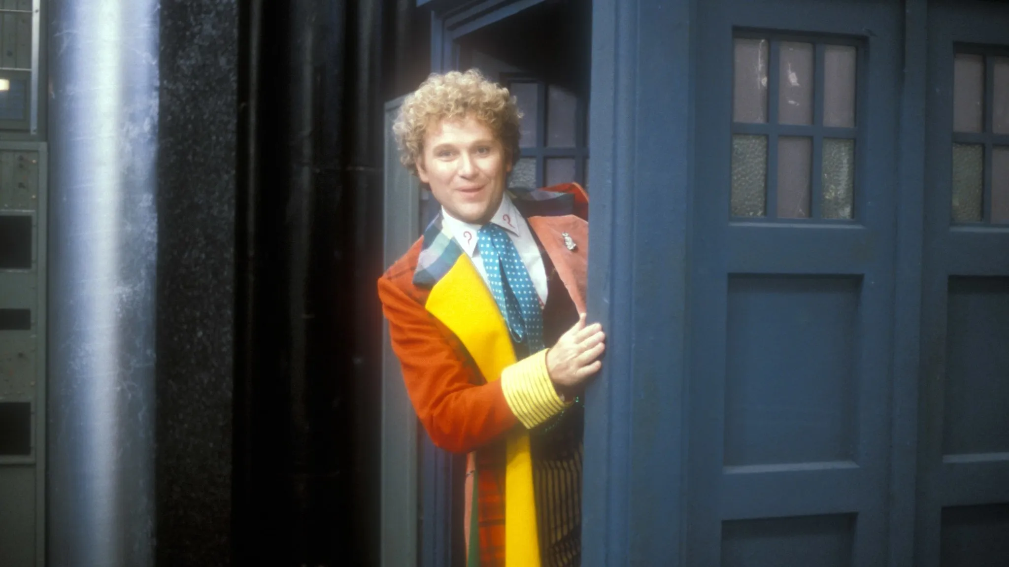 Colin Baker as the sixth Doctor Who