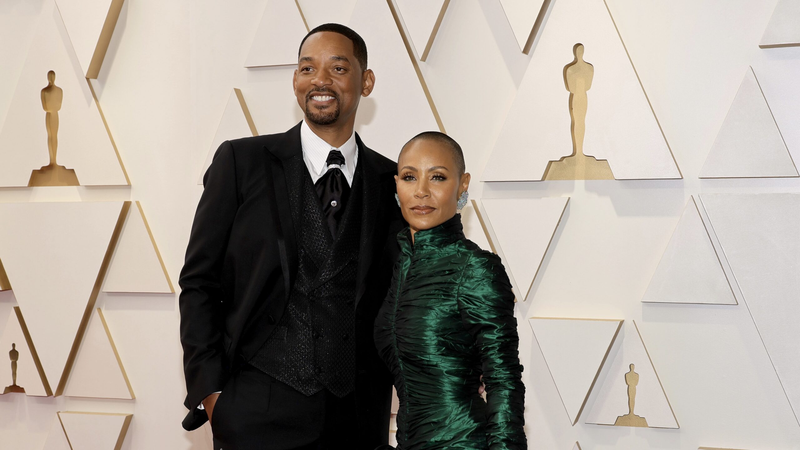 Will Smith and Jada Pinkett Smith at Oscars 2022