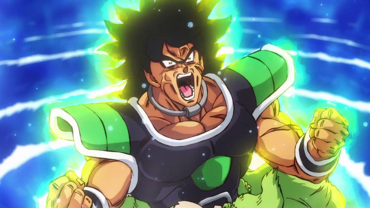 Broly powering up