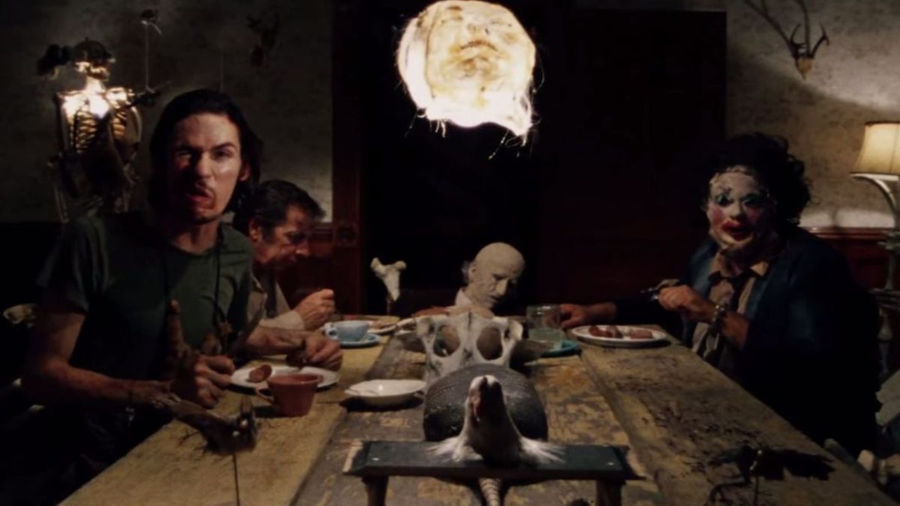 Murder is on the menu in 1974's The Texas Chainsaw Massacre.