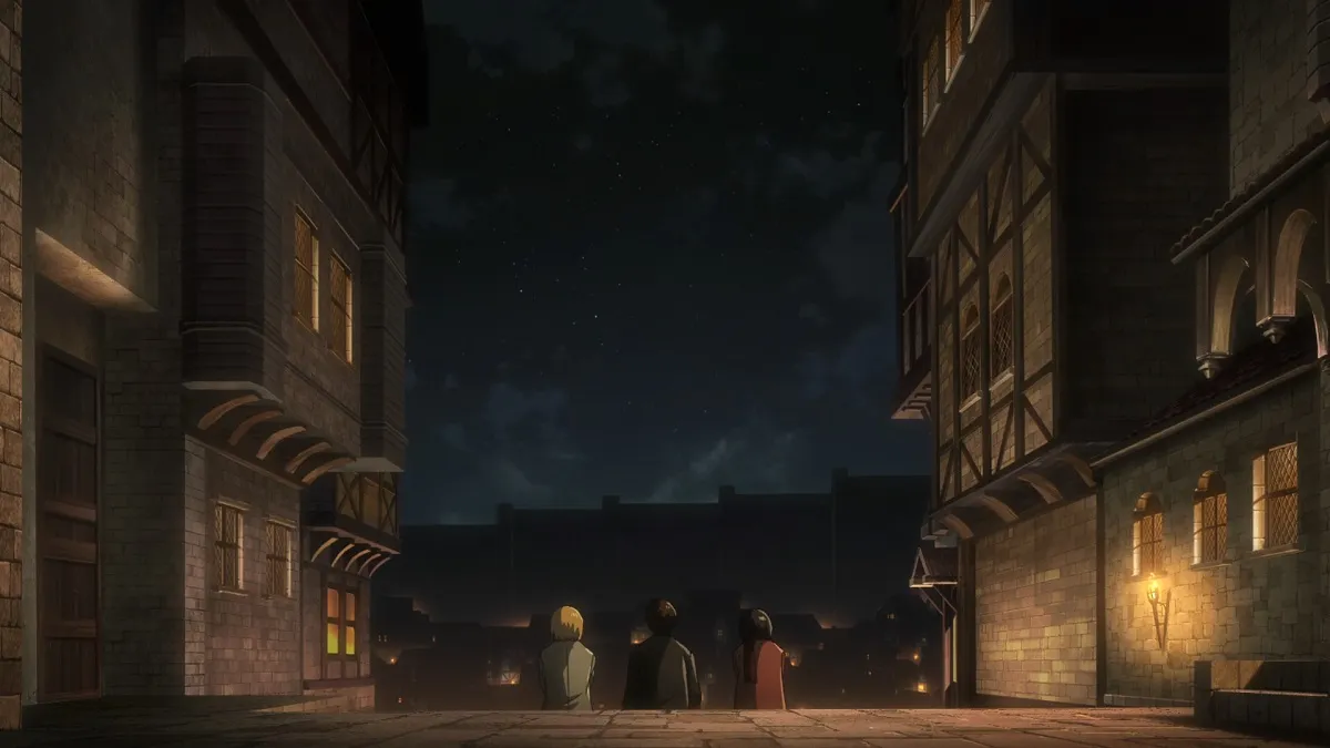Armin, Eren, and Mikasa dream about exploring the world in 'Attack on Titan' season 3
