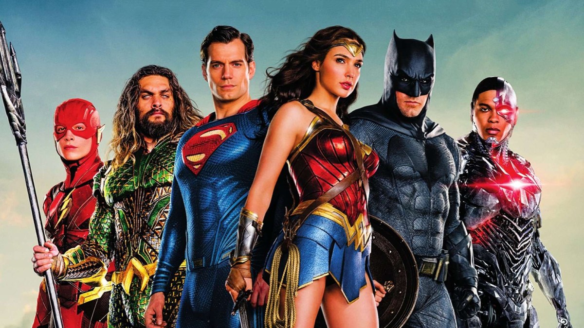 A photo of DC Comics’ Justice League superheroes