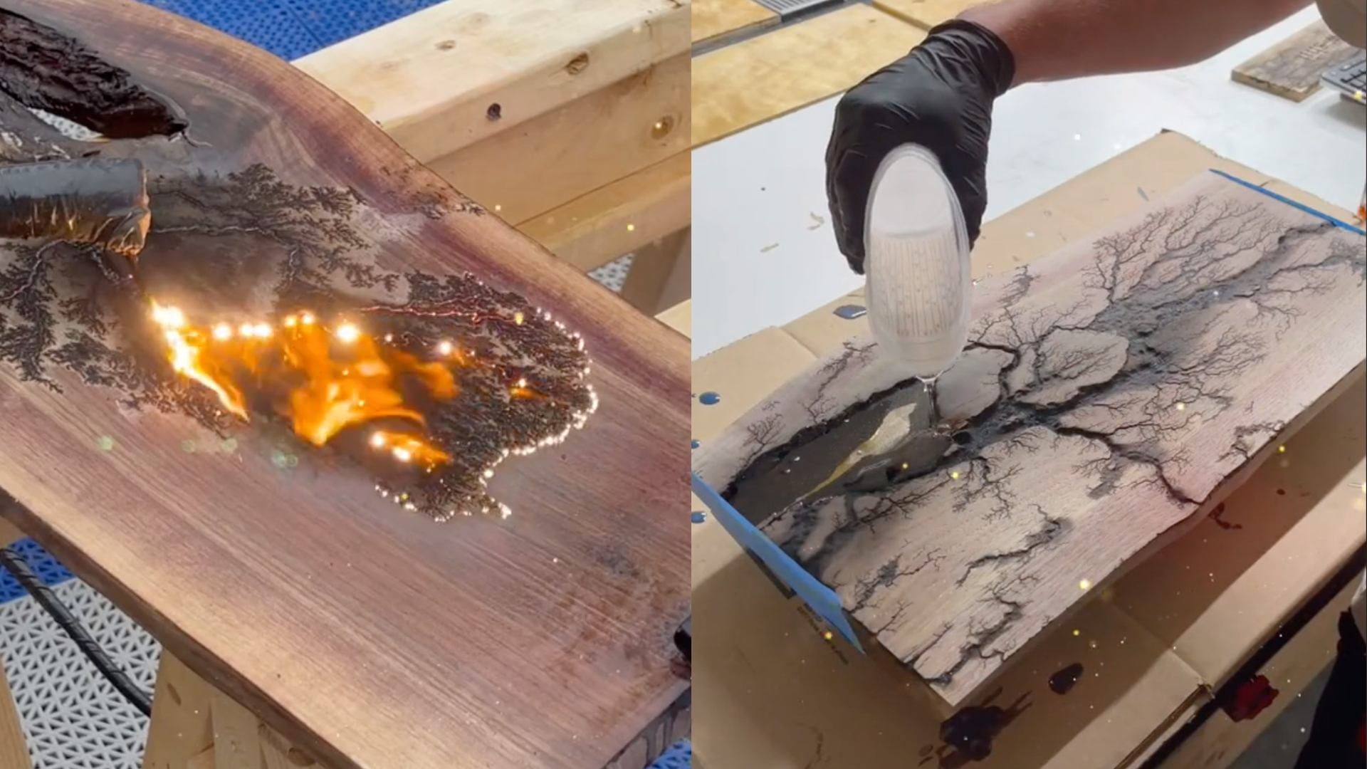 Fractal wood burning/TikTok