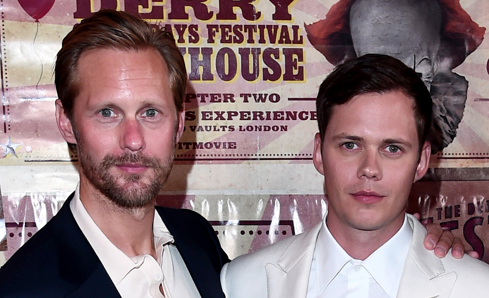 Bill and Alexander Skarsgård at 'It Chapter Two' premiere