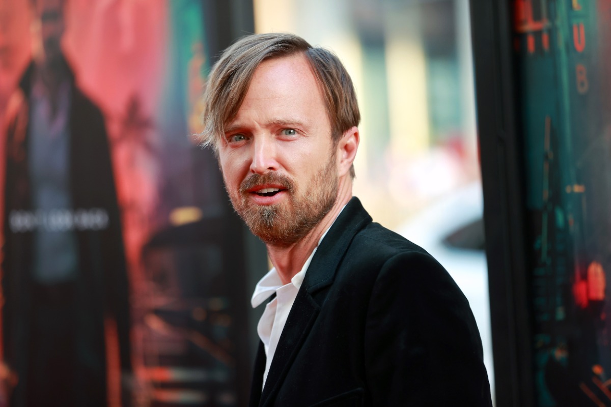 Aaron Paul at premiere of 'Reminiscence'