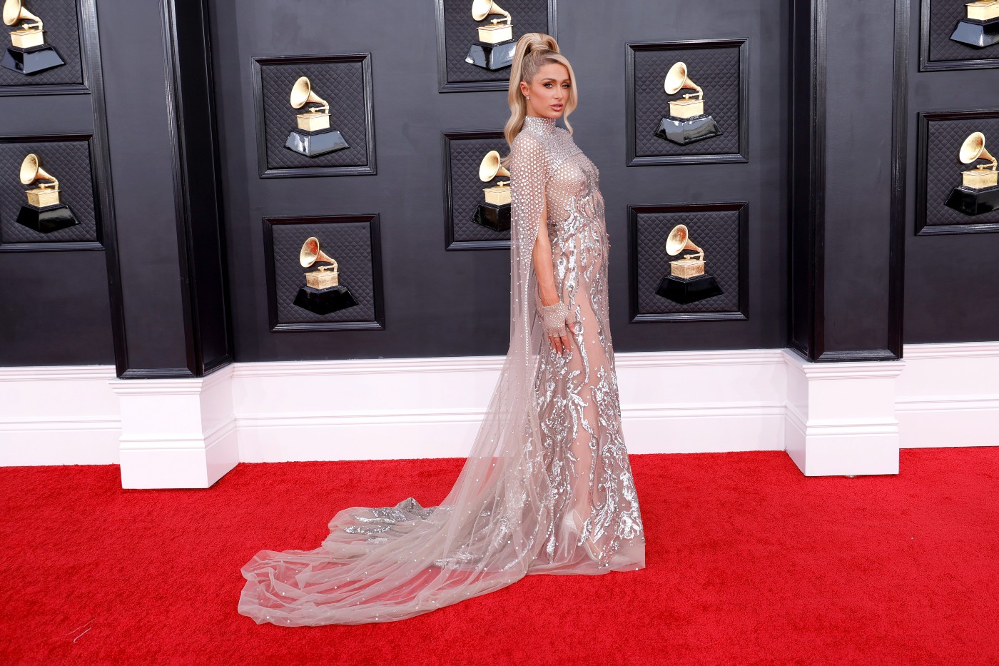 Paris Hilton at 2022 Grammys
