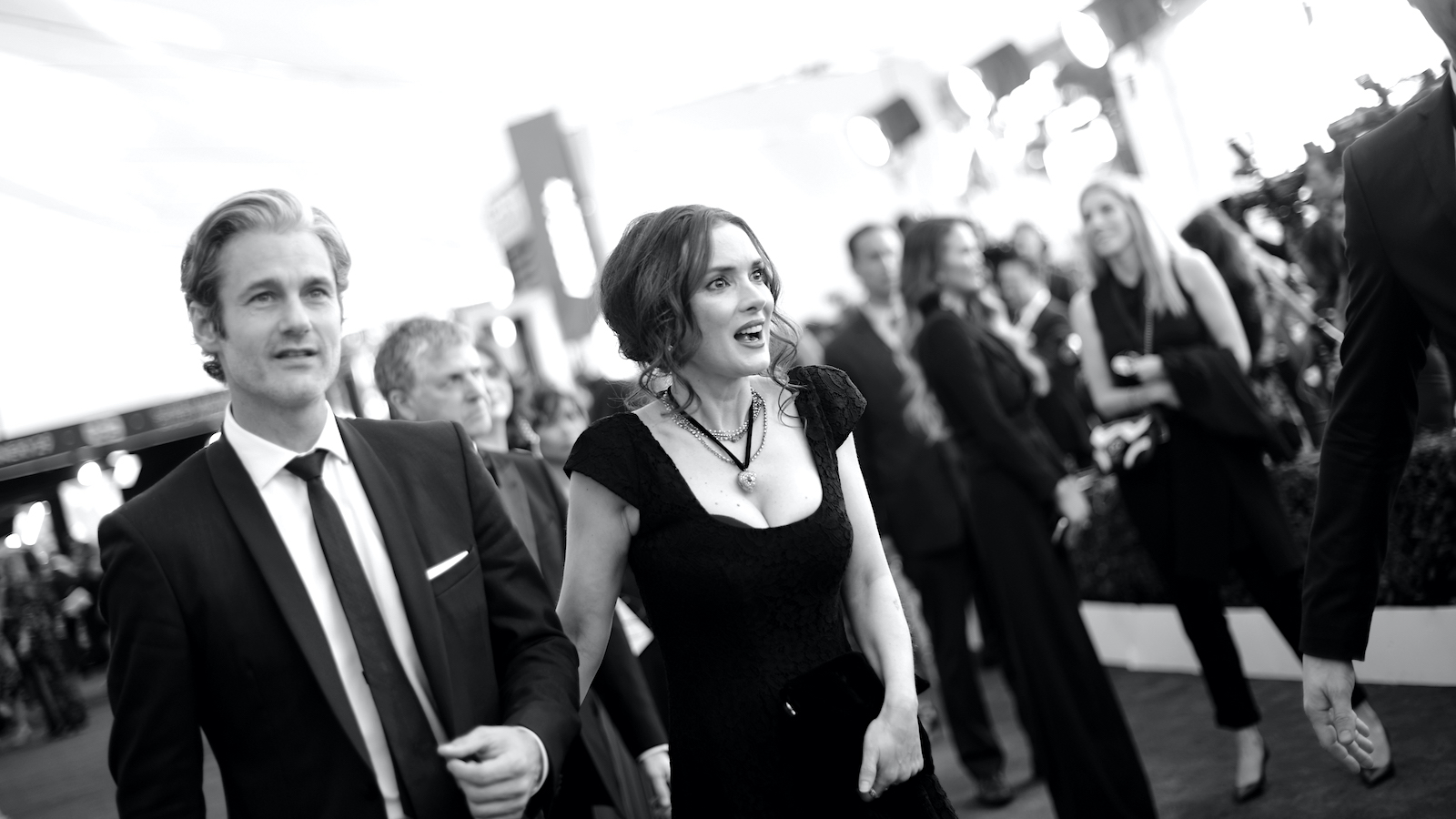 Winona Ryder Scott Mackinlay Hahn The 23rd Annual Screen Actors Guild Awards - Red Carpet
