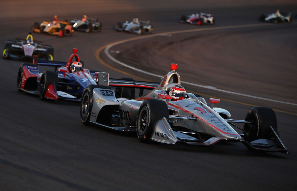 IndyCar racing features oval courses of different lengths.