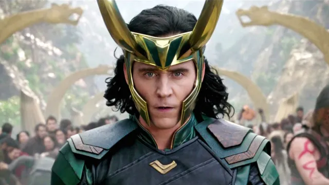 Tom Hiddleston in character as Loki
