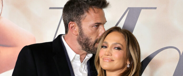 Ben Affleck and Jennifer Lopez are engaged again and she’s celebrating by promoting her newsletter