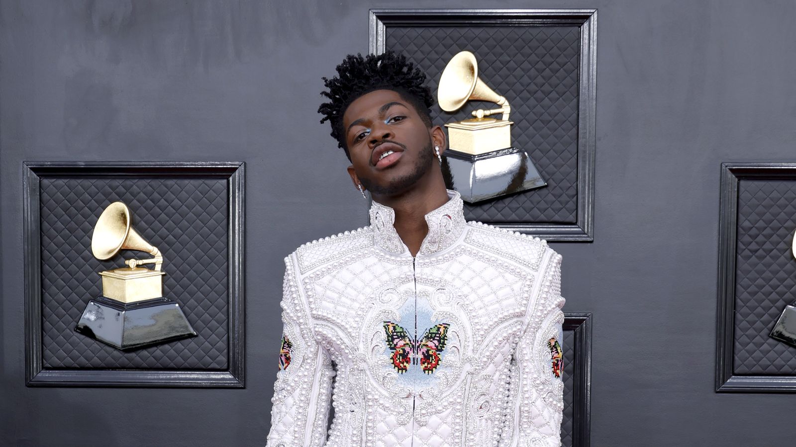 Lil Nas X Makes Shining Arrival at the Grammys