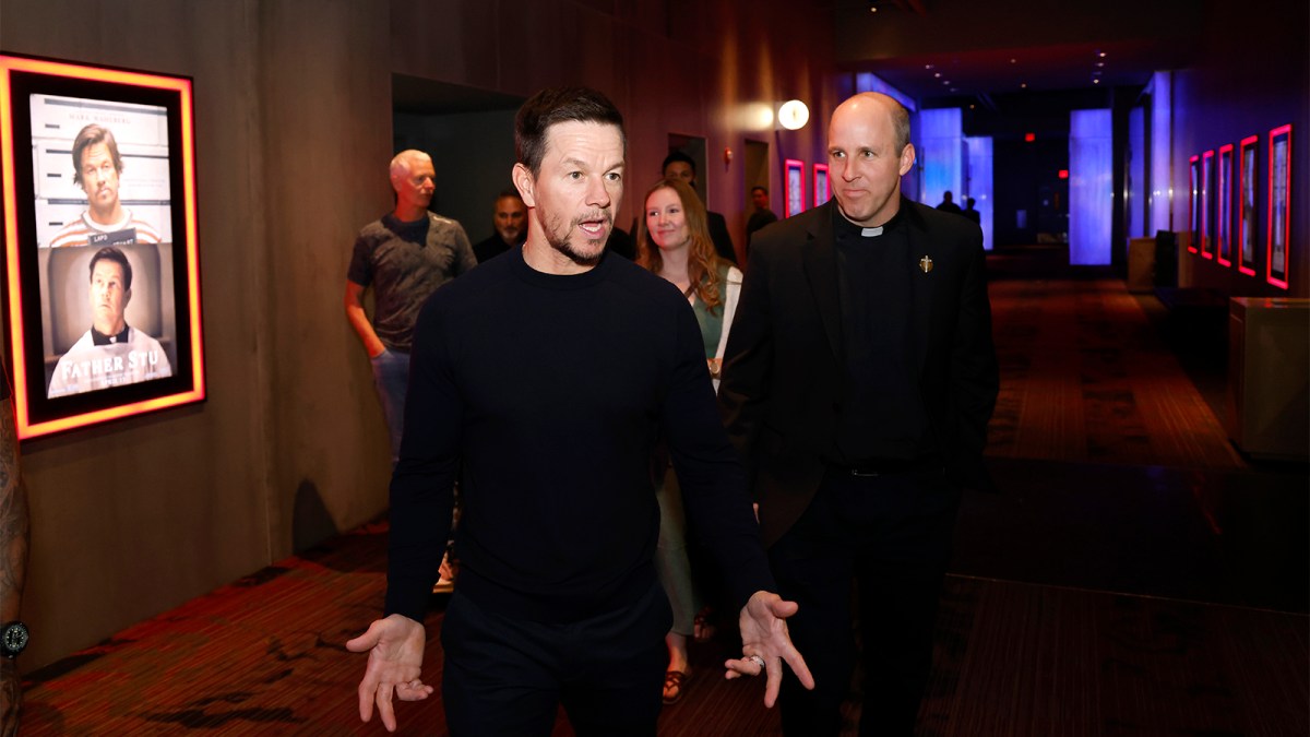 Mark Wahlberg at Father Stu screening