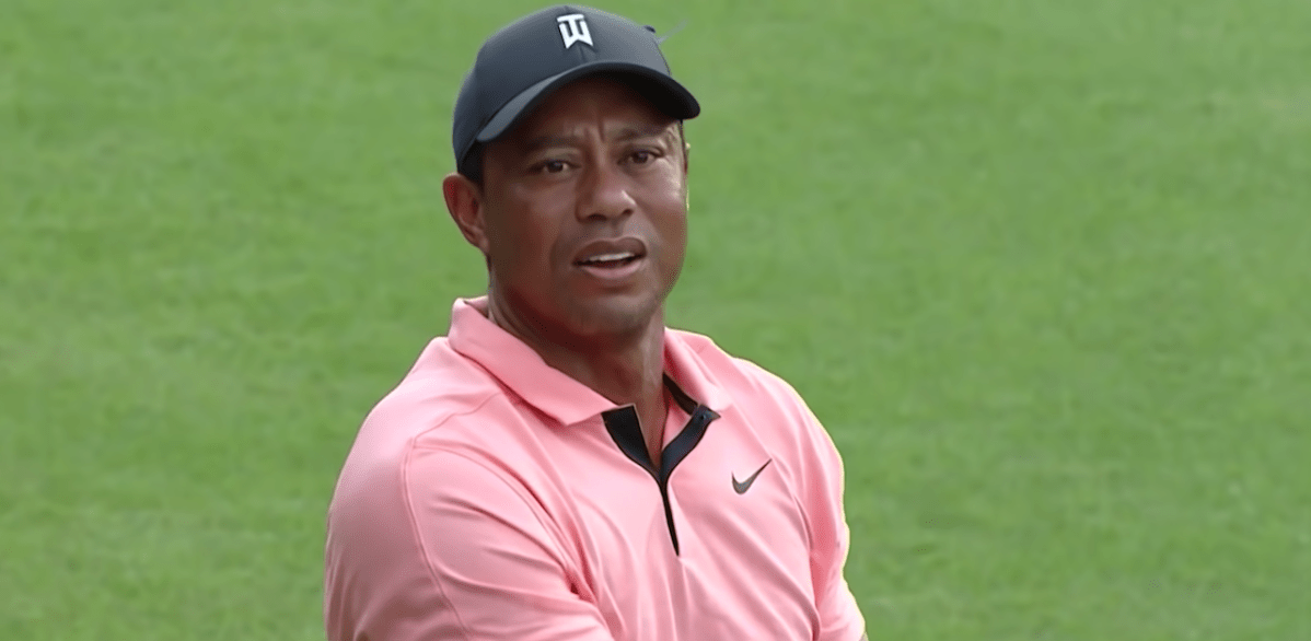 Tiger Woods dec 2021
