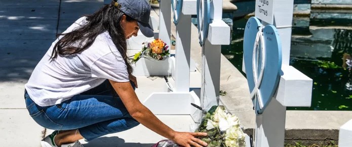 Meghan Markle makes unexpected visit to memorial in Uvalde, Texas