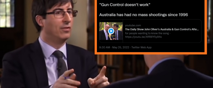 John Oliver’s reporting on gun control resurfaces amid to Texas shooting