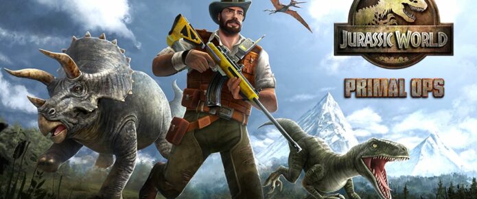 What is the new ‘Jurassic World Primal Ops’ mobile game and when does it release?