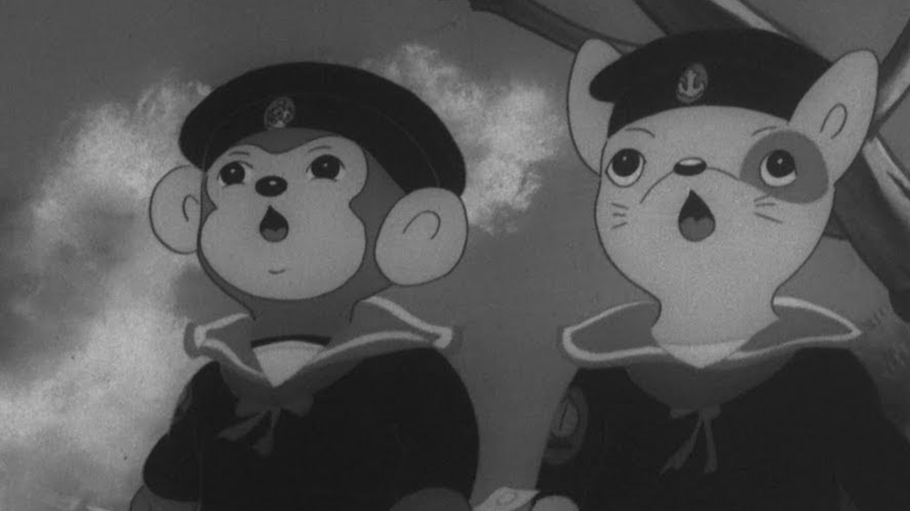 First Anime Movie] 1945 Momotaro's Divine Sea Warriors English Subtitles -  YouTube
