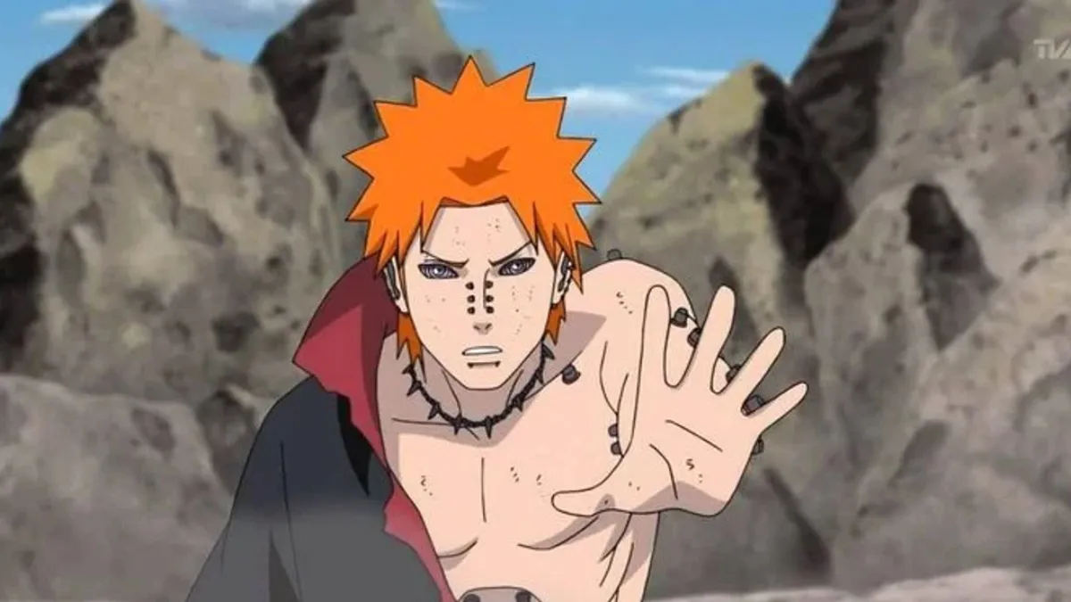 When does Naruto fight Pain?