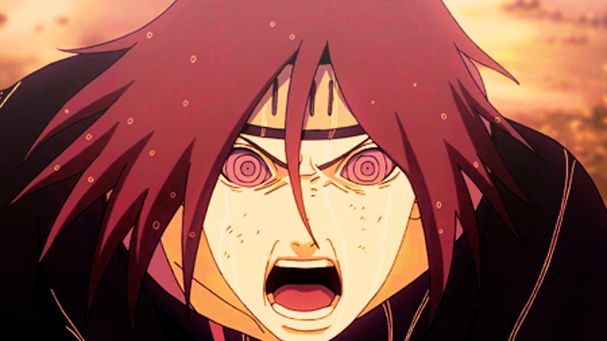 Nagato from Naruto screaming