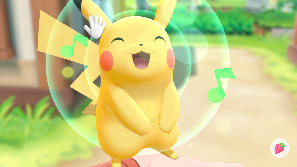 Pikachu screenshot - Pokémon Let's Go
