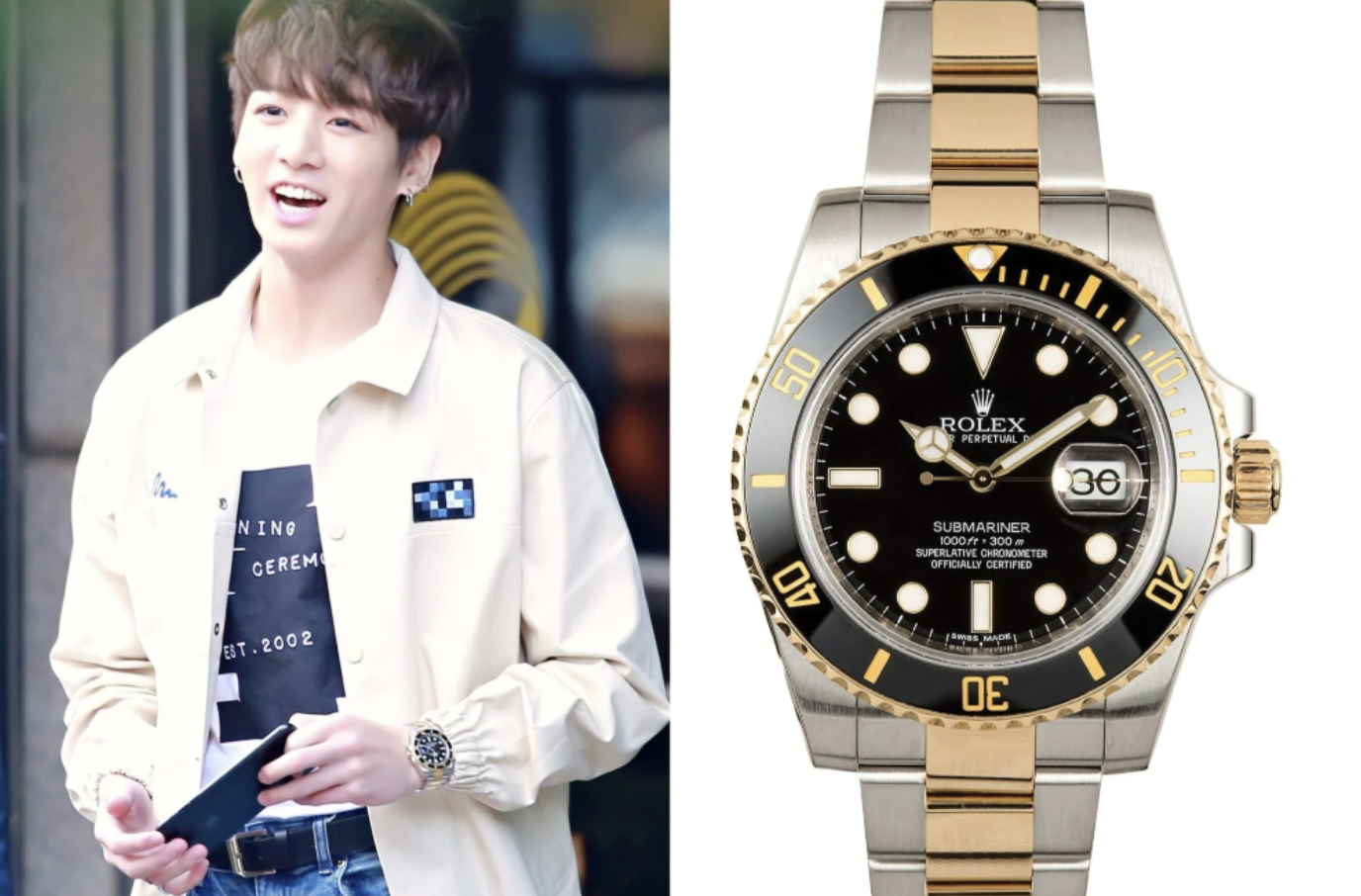 What are some of the most expensive outfits worn by Jungkook of