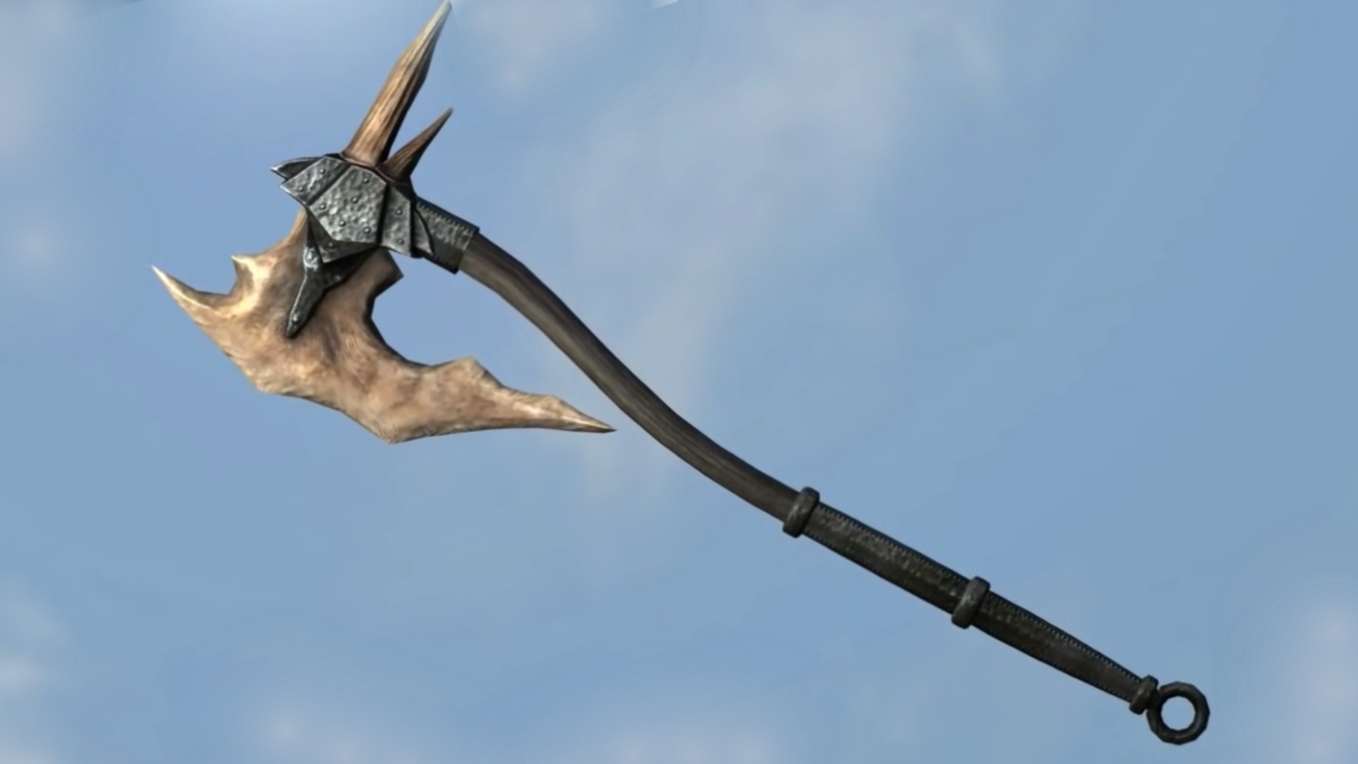 Dragonbone Battleaxe - Skyrim