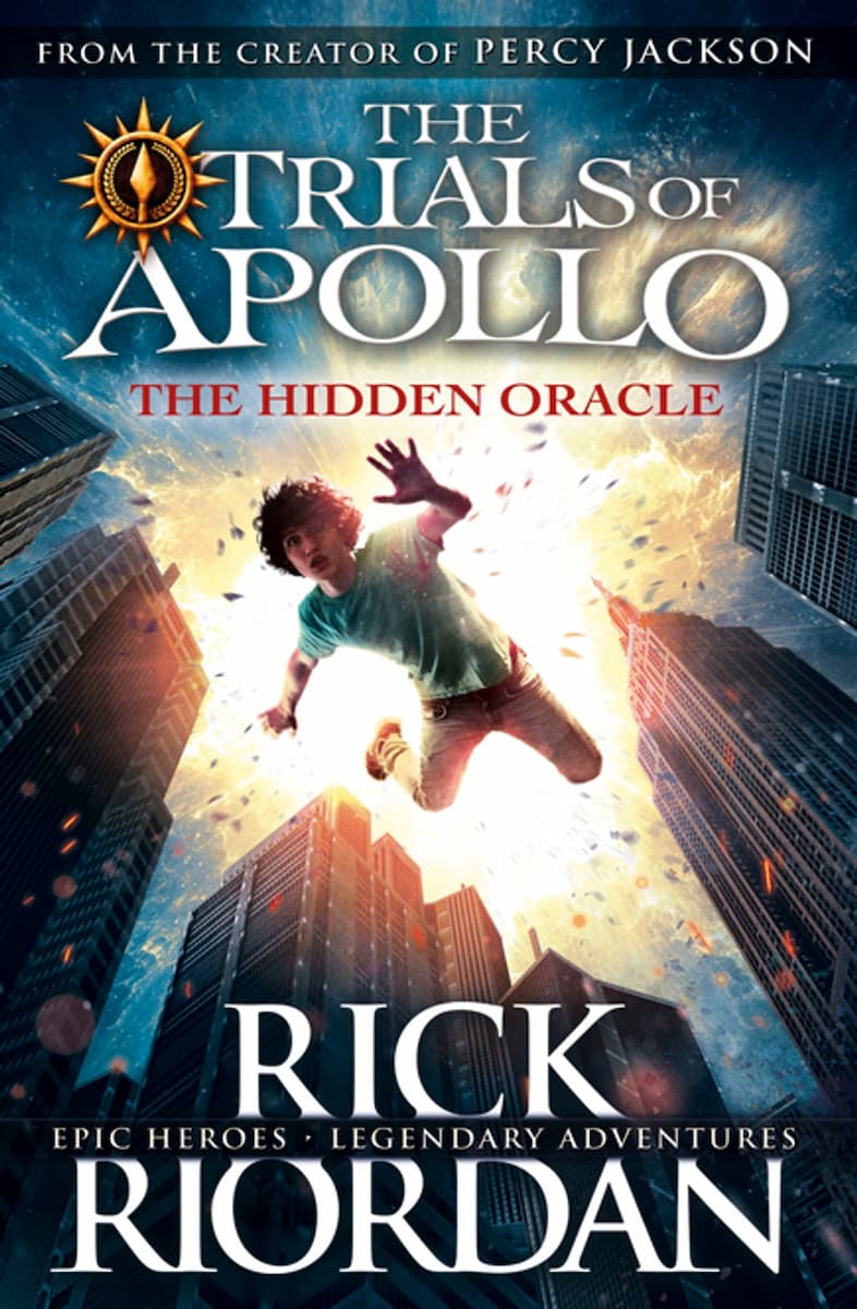 Cover of Rick Riordan's 'The Trials of Apollo: The Hidden Oracle' book (2016).