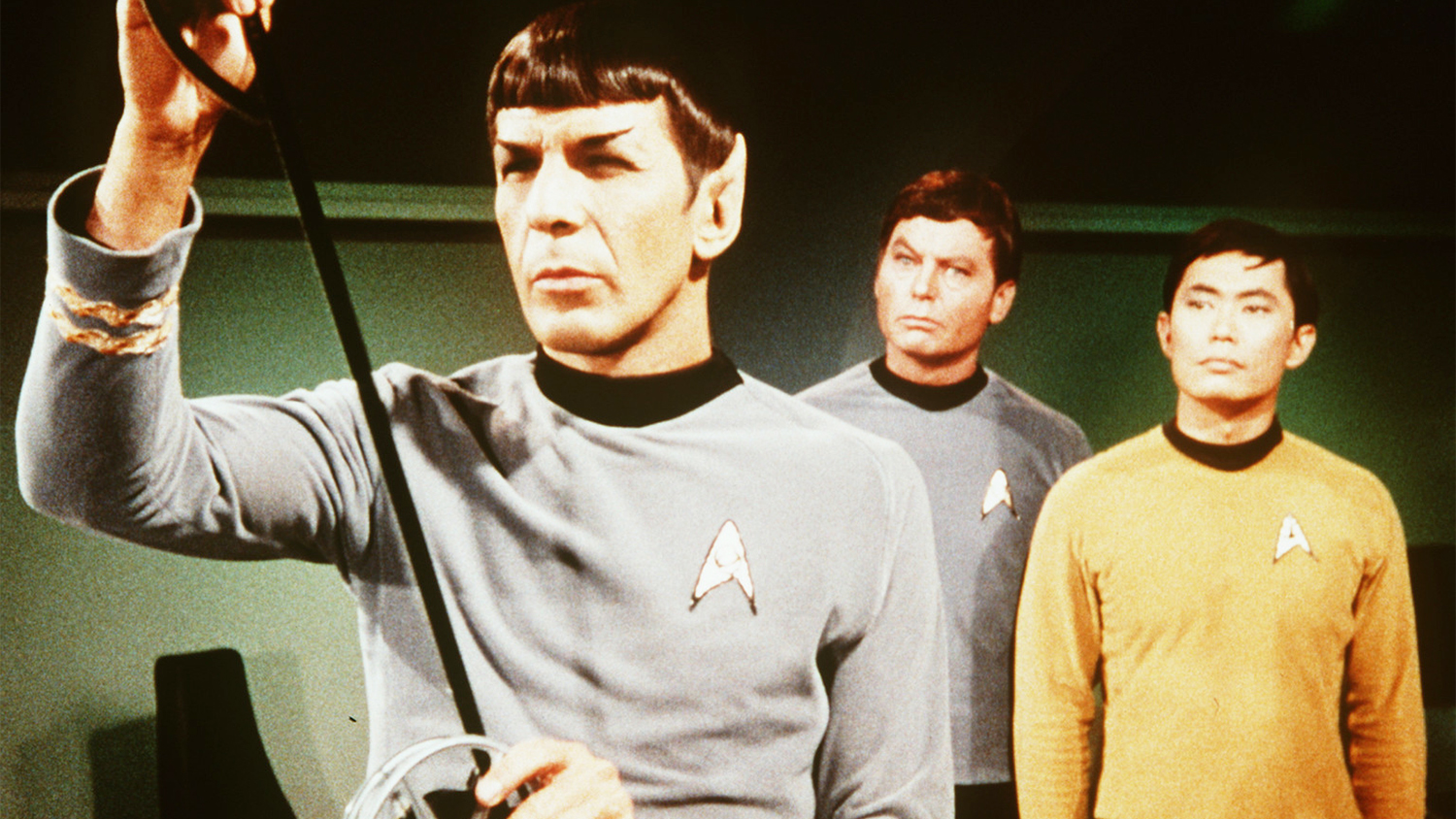 spock film loop promo from star trek tv show