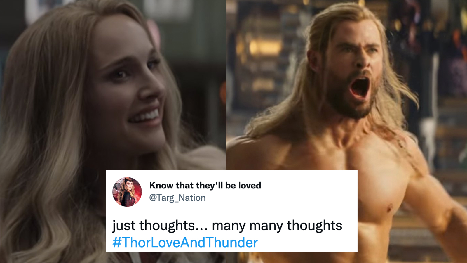 thor love and thunder jane foster tweets