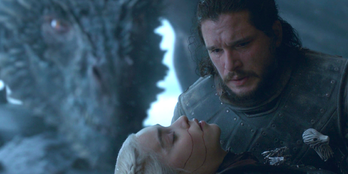 Jon slaying Daenerys