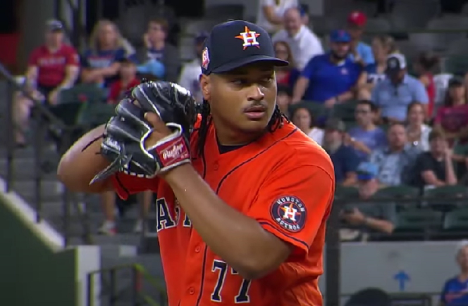 The Astros pitch two immaculate innings against the Rangers