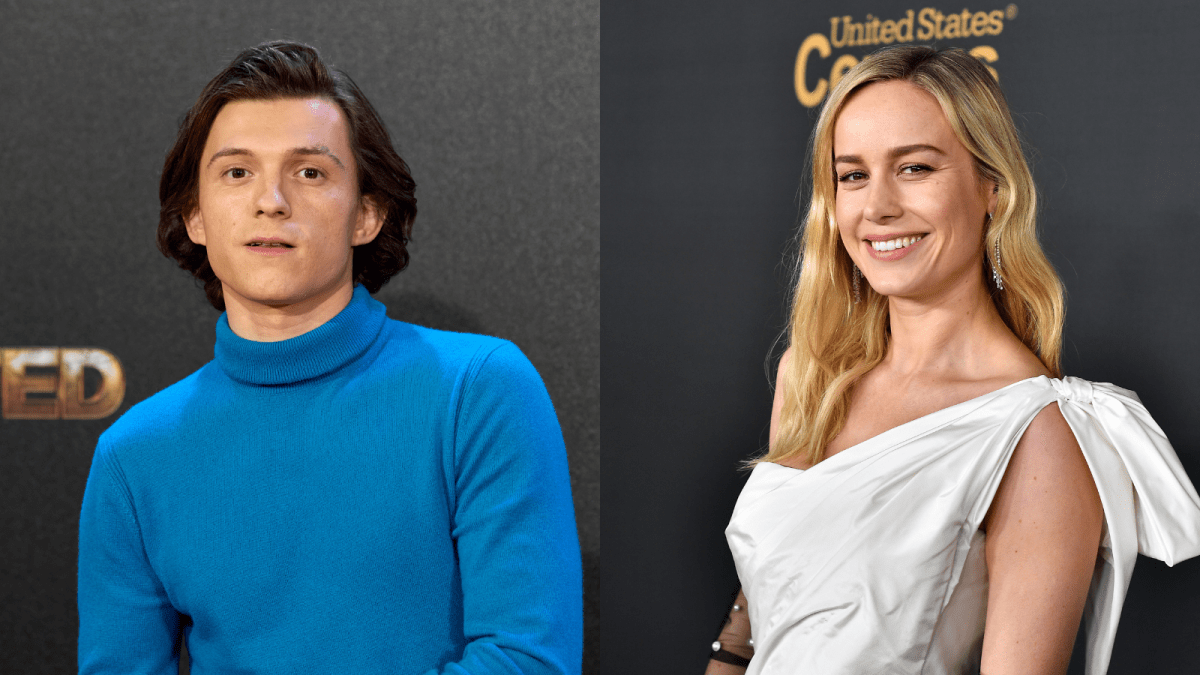 Brie Larson Wishes Tom Holland a Happy Birthday With BTS Pics