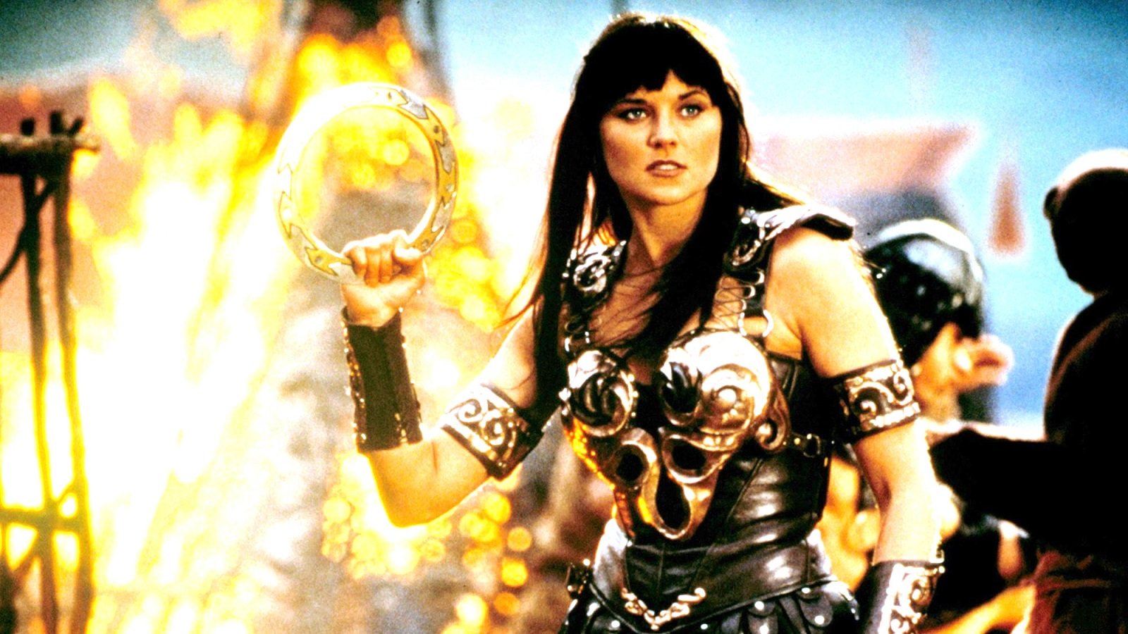 Xena Wallpaper - A Good Day by buckwolf on DeviantArt