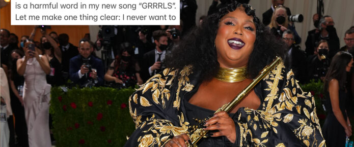 Lizzo re-uploads song after internet points out ableist slur