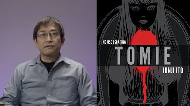 Junji Ito and the cover of Tomie